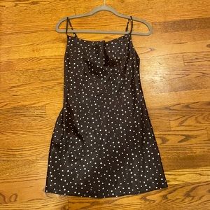 Black Star pattern dress. Size XS
